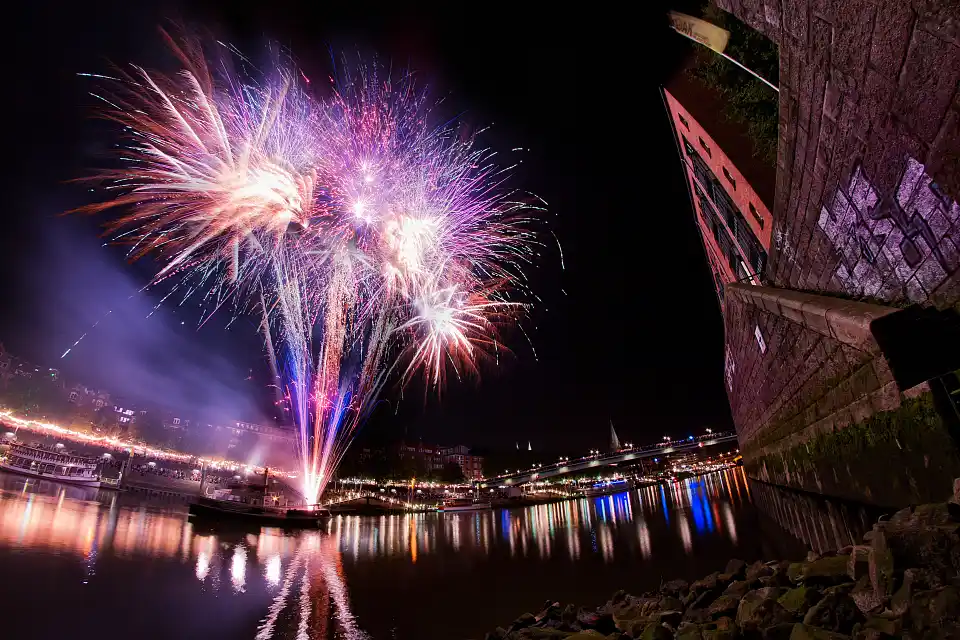 Feuerwerk auf der Maritimen Wochen