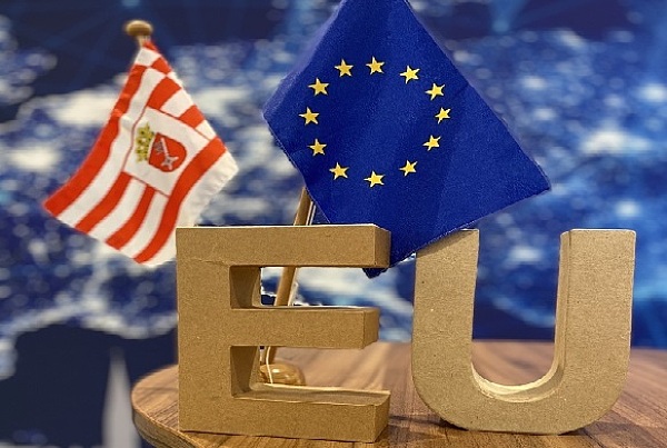 Stilbild der EU-Buchstaben